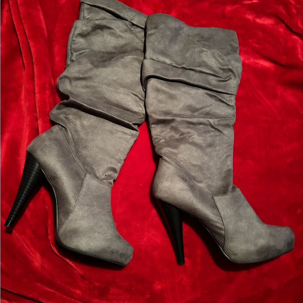 Gray Boots
